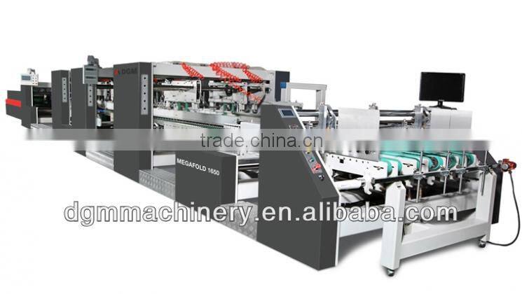 MEGAFOLD 1650-PC high speed automatic folder gluer machine