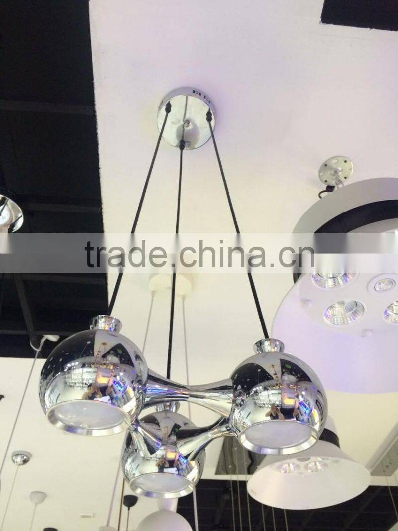 2015 Hot Sale Popular Classic Simple Indoor Decorative Suspension Aluminium Big Horn Shape Pendant Lamp Modern Lamp