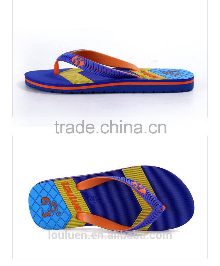 2015 663 LOULUEN New Fashion EVA Men Beach Slippers