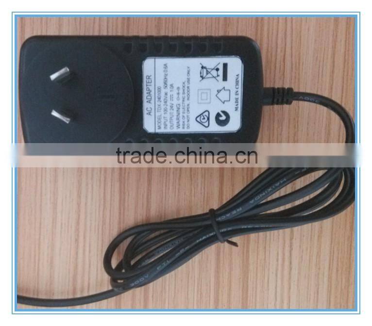 AC DC Adapter 24V 1A with CE/UL/CUL/FCC Approval