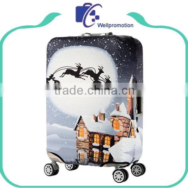 Spandex custom luggage protective cover, cover for suitcase luggage