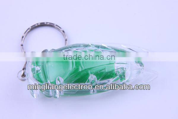 PVC Led cricket keychain novelty gifts