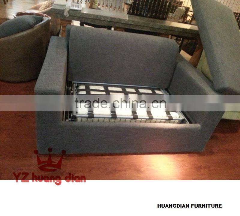 High quality sofa bed with metal frame and folding mattress YSB001