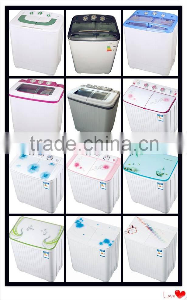 CE CB ISO9001 certificates twin tub semi automatic plastic washing machine for baby