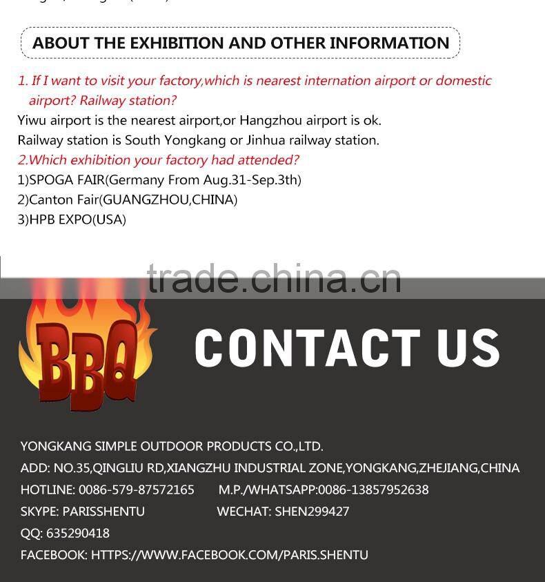 2016 Hot Sell Sinpole Camping Grill Rotisserie Kit (rotisserie Dc 12v Motor)camping Kit with CE/FDA approved