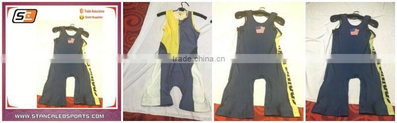 Stan Caleb professional custom sublimated freestyle wrestling singlets
