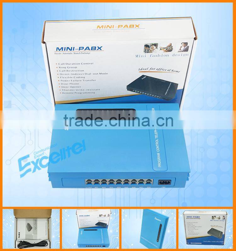 Excelltel /PABX System /SOHO pbx/Office PBX /MS108 1 CO line 8 /Mini pbx system