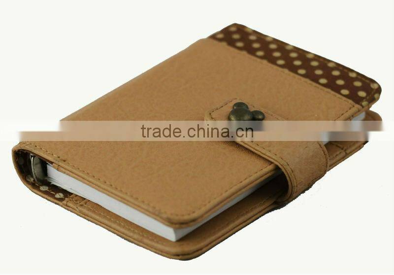 2015 NEW A5 Leather organizer / custom personal organizer / journal planner notebook