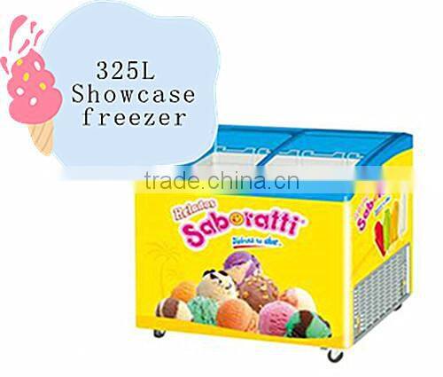 Small ice cream freezer commercial display freezer chest freezer for supermarket