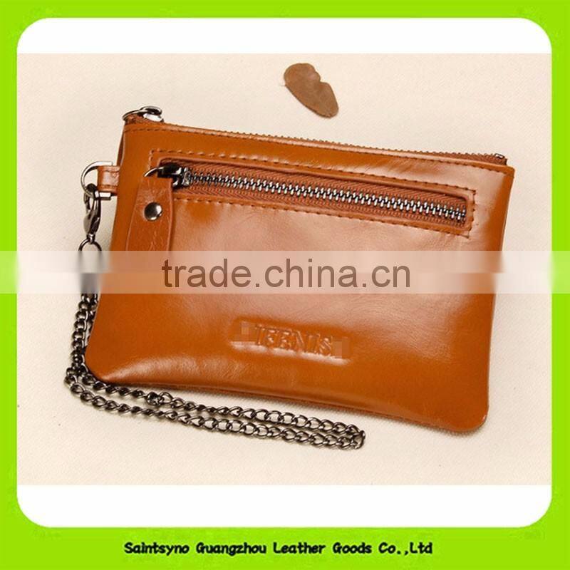 16123 High quality handmade real Leather coin purse