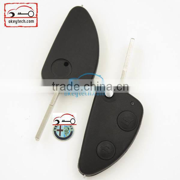 Free shipping car key for Alfa romeo 2 button key shell Alfa key for Alfa romeo key