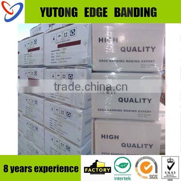 Melamine edge banding preglued for partical board