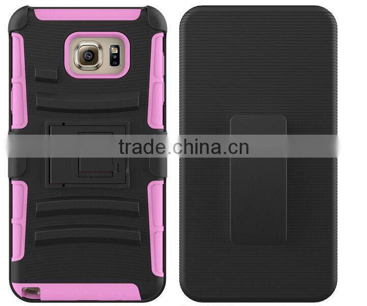 New Arrival for galaxy note 5 pc case belt clip Factory Price