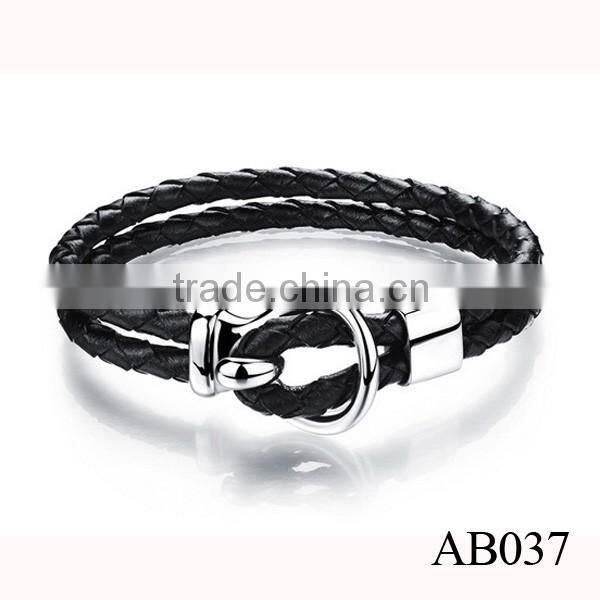 Stainless Steel Chain Charm Bracelet Leather Bracelet For Women/925 Silver Bracelet