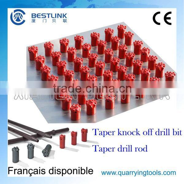 6 7 11 12 degree Diameter 32mm Taper Knock off drill bit