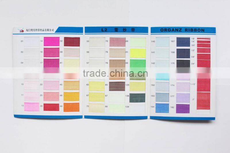2015 satin edge organza ribbon wholesale