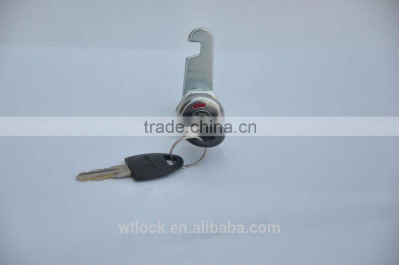 Cam cylinder lock cabinet lock with 2 fish keys