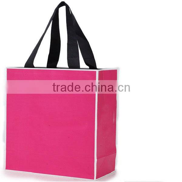Custom Design Printed Shopping Kraft Paper Bag with your own logo