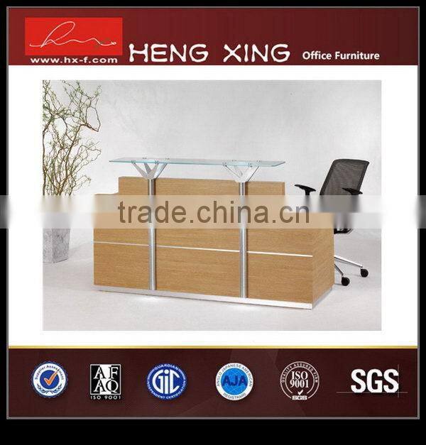 Quality useful glossy salon reception table