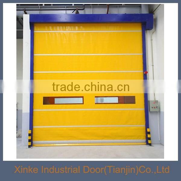 Full transparent automatic industrial high speed pvc rapid rolling door