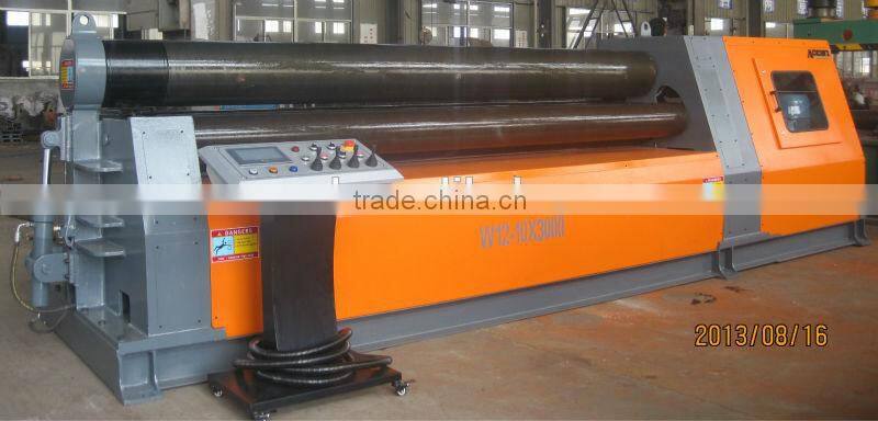 W12-80*6000 CNC Touch Screen Hydraulic Plate Sheet Rolling Bendr Machine with PLC
