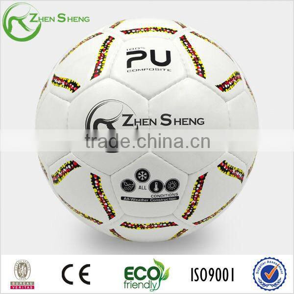 Hand sewn PU soccer ball