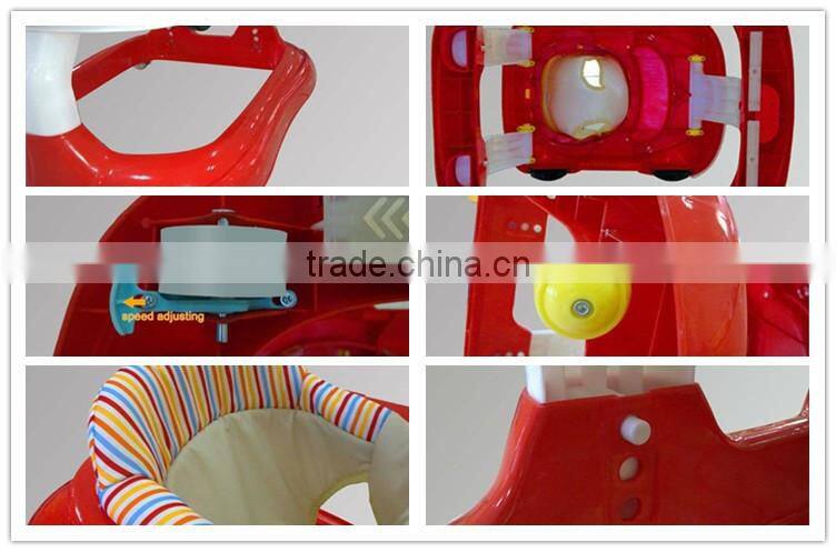 car shape height adjustable baby walker for training walk