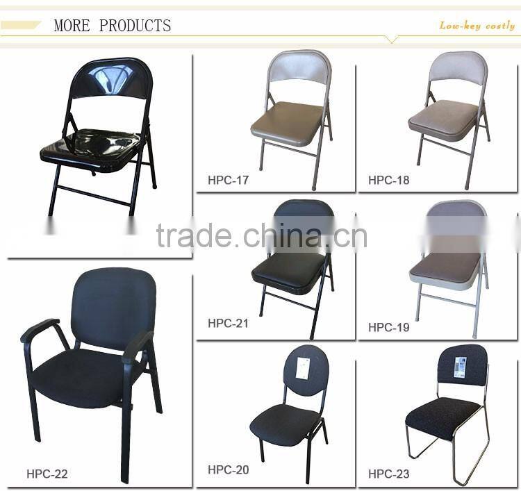 Foam office chair with PU surface for adults with footrest