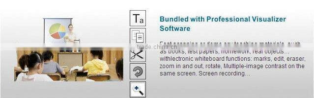 5.0Mega a4 document Camera, visualizer,projector scanner in classroom