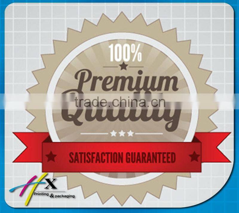 Huaxin self adhesive label for food, clothes Luxury Label