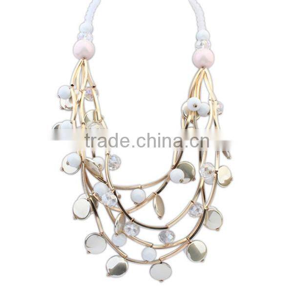New arrivals crystal charm fashion necklace wholesale