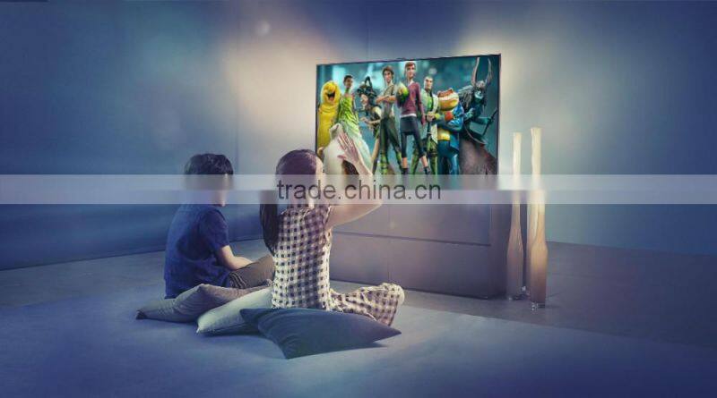 Hybrid OTT Amlogic S805 +DVB S2 quad core android smart tv box 4k