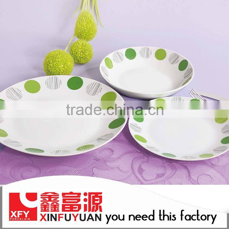new products professional ceramic dinner set colored dinner set