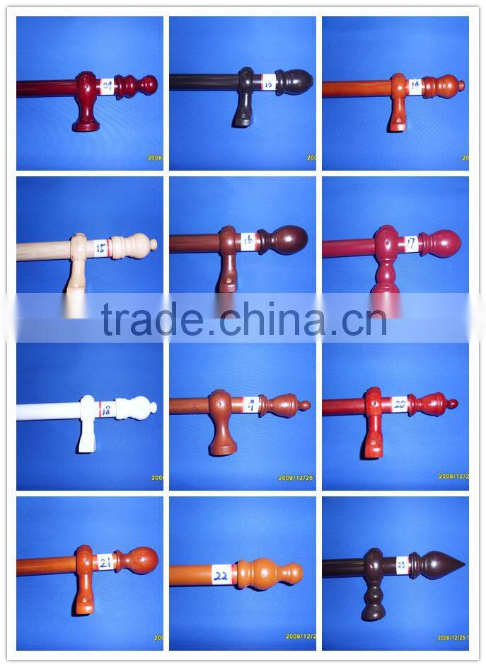 Perfect Surface Treatment Natural Wooden Curtain Rod