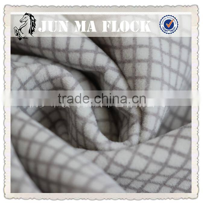 Manufacturer China Tongxiang Design white and gray print mesh fabric