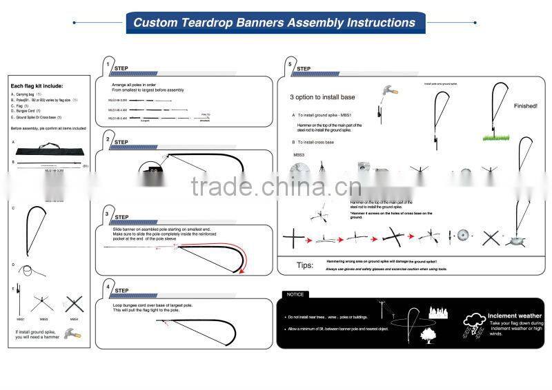 2014 Hot Sell Promotion Feather/Beach flags