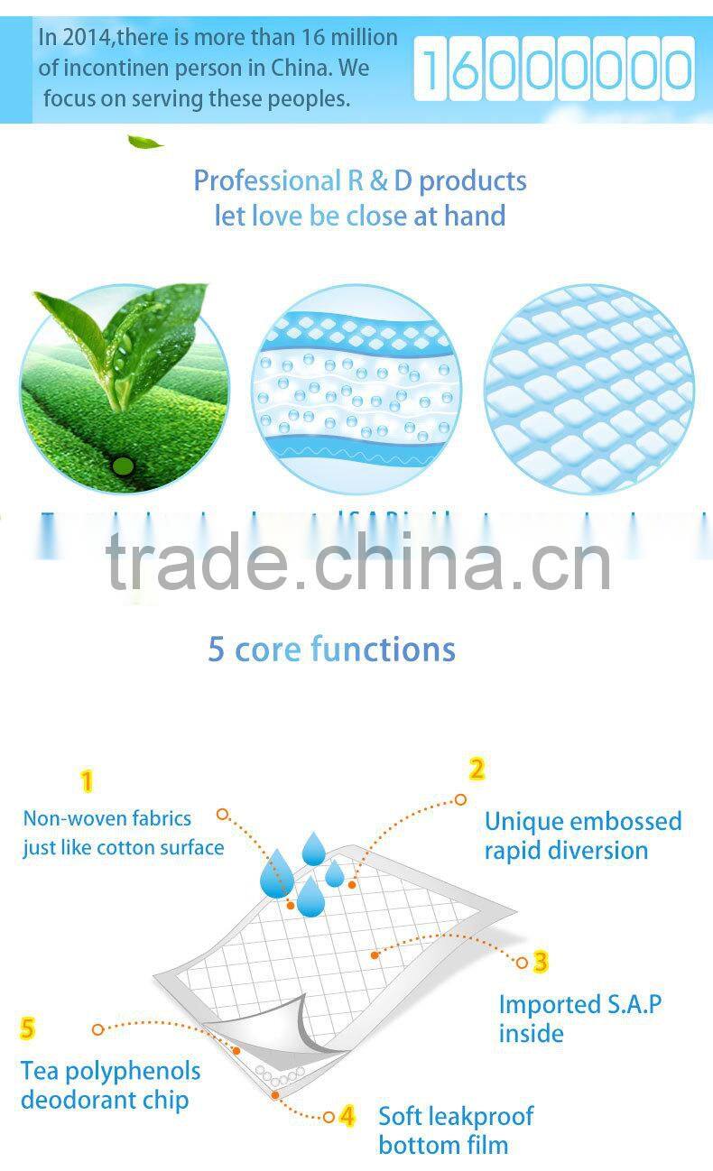 Underpads disposable daily use product