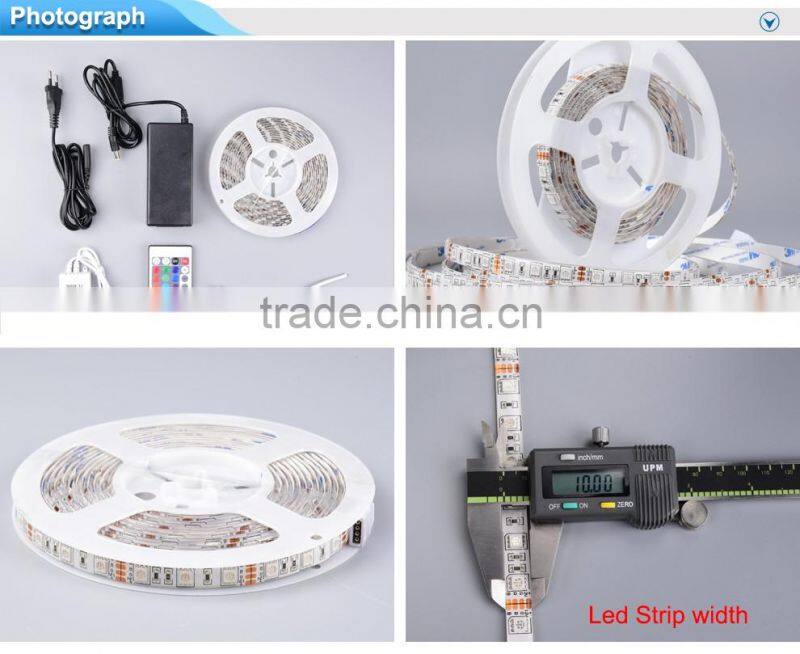 RGB Set SMD5050 60LED high qualtity with CE ROHS power supply +rgb controller full set