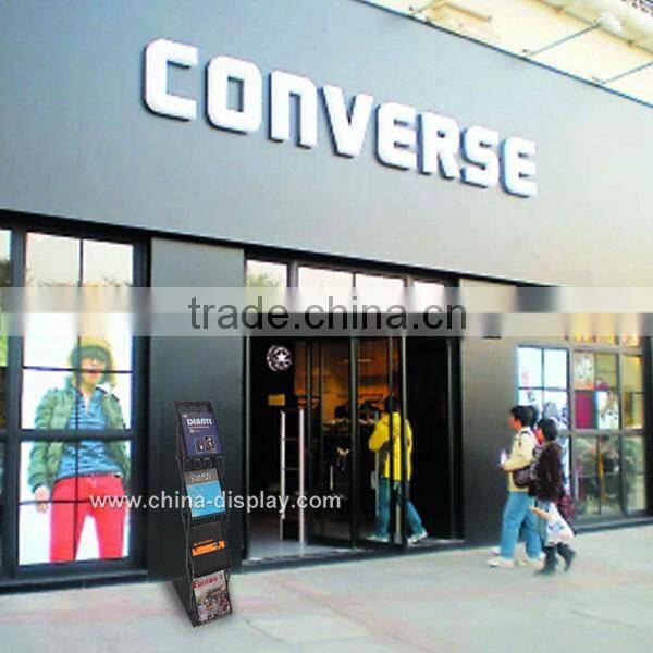 Portable Z shape Brochure Stand display for exhibition Show