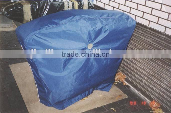18" x 18" x 24" (Height) Machine Cover - Five-Sided Snug-Fitting Tarp - 18 oz Vinyl Coated Polyester - Finished Size