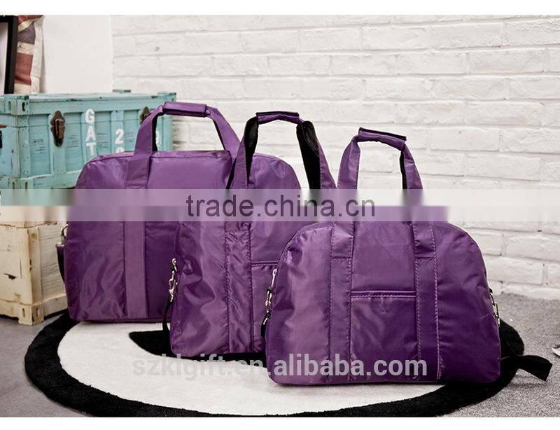Plastic fancy travel bag made in China