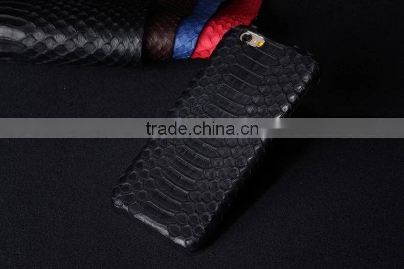 Real Snakeskin Mobile Phone Cover Leather OEM ODM for iPhone Cover 5s