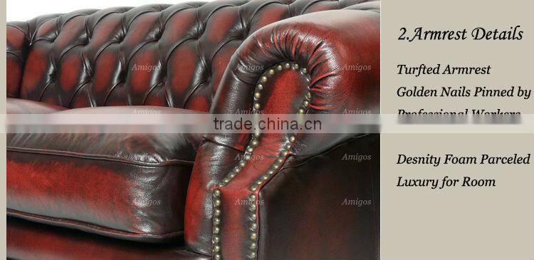Oxblood Red Chesterfield Sofa
