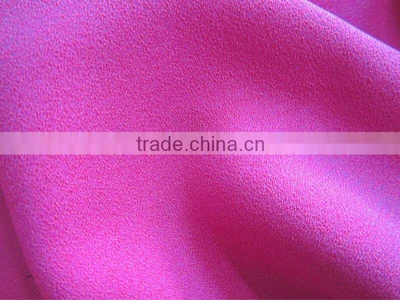 2016 hot sell high qualtiy cheap polyester elastane fabric moss crepe fabric