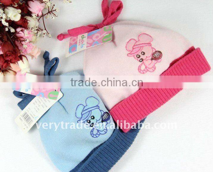 children's knitted earflap hat