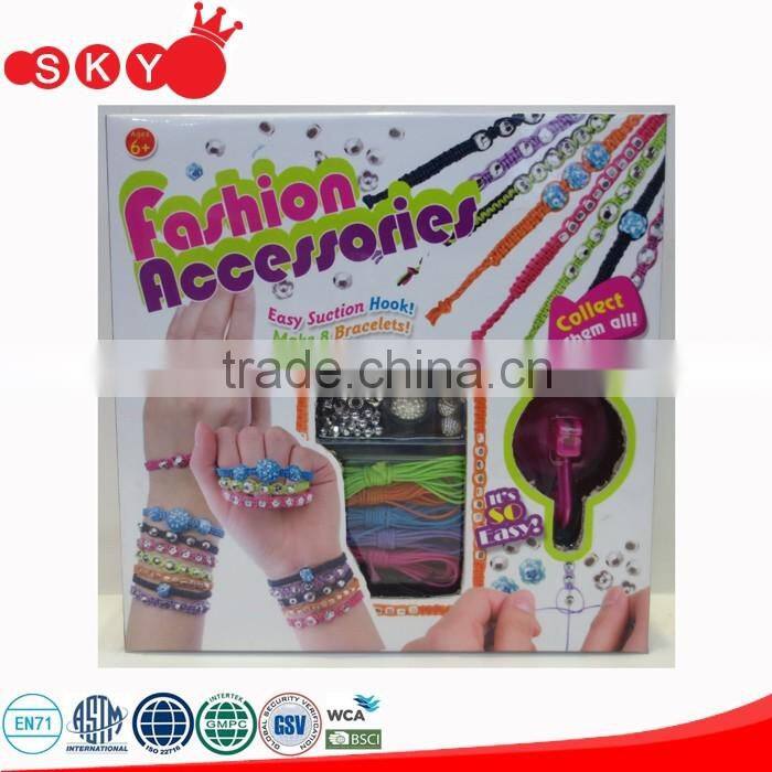 Wholesale Girls DIY Plastic Bracelet Bead toy princess necklace