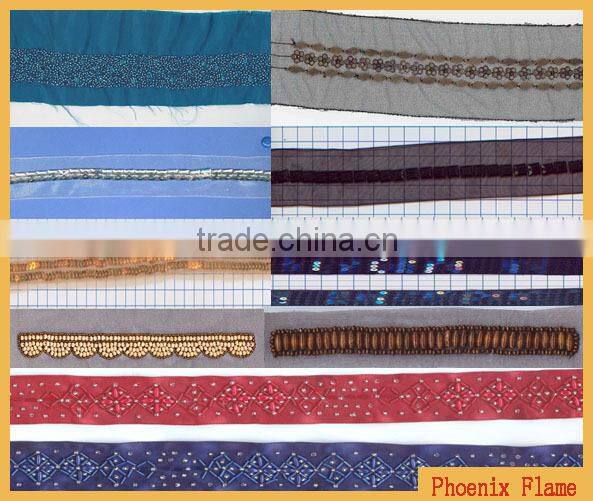 Fashion small rocailles beaded yardage trim EI-01
