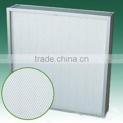 Low cost Min -pleat HEPA air filter easy to install air filter apply to foods facilities