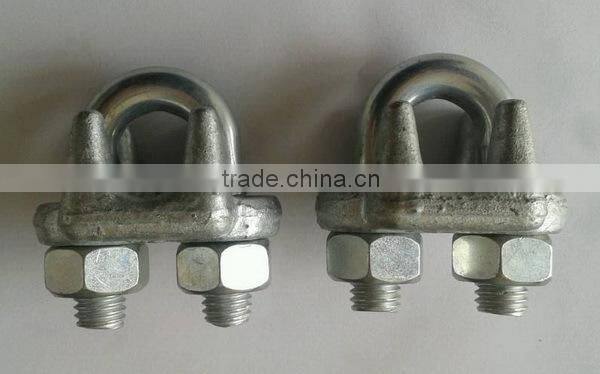 Malleable steel wire rope clip,type A wire rope clip fastener