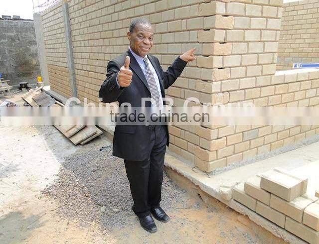 2016 popular low cost lego interlocking clay brick making machine for sale